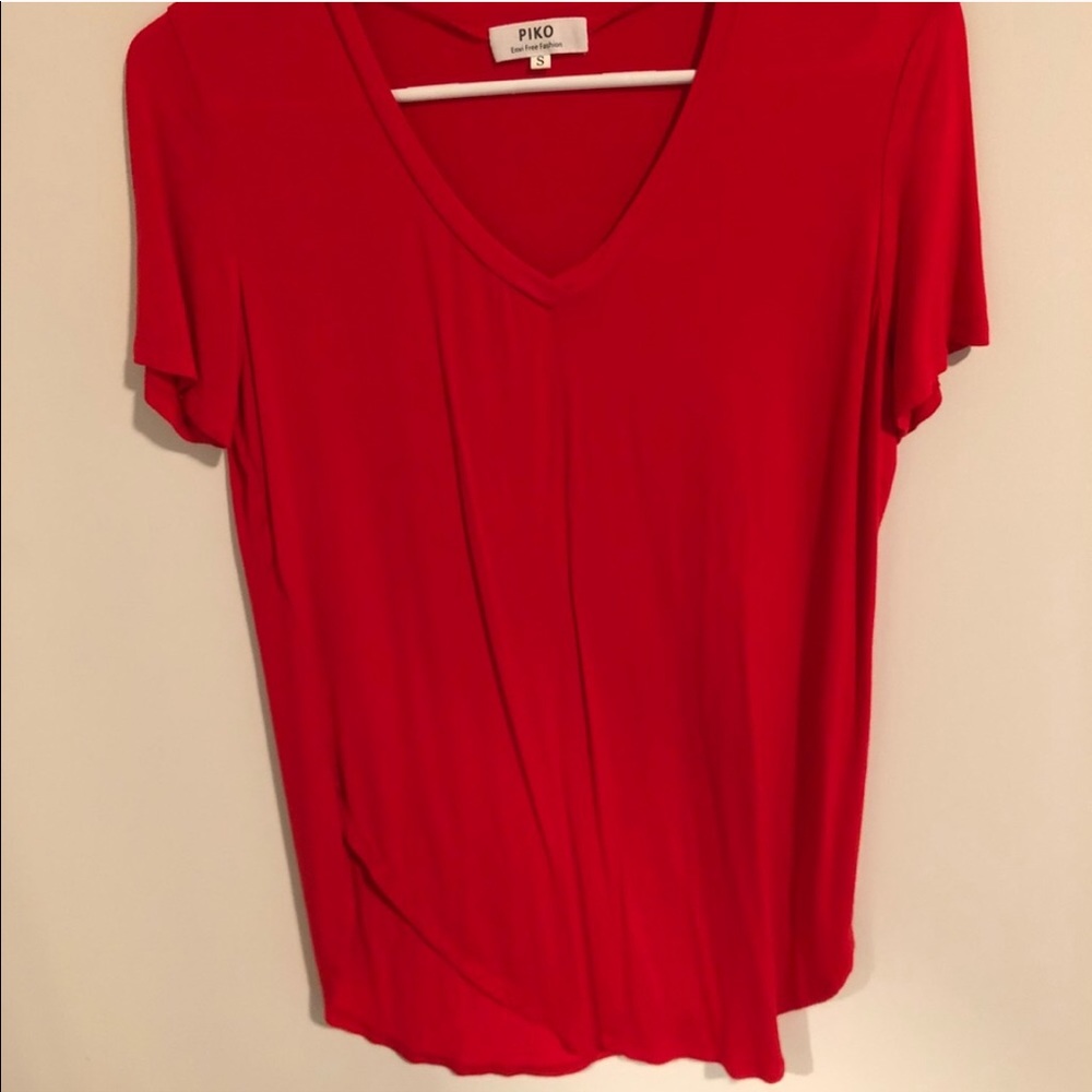 Red Piko Shirt